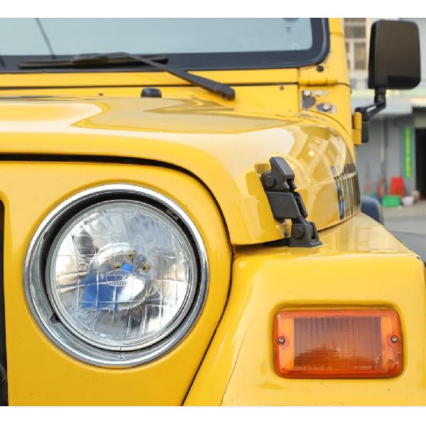 Комплект из 2 защелок капота - Заменяет 55176636AD, 68038118AA, 42422 для Jeep Wrangler TJ