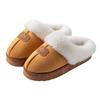 Fleece and thickened wool cotton slippers autumn and winter home indoor warm non-slip, deodorant and sweat-absorbing home slippers women's
