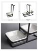 Stainless Steel Spoon and Ladle Holder - Skimmer Rack for Kitchen & Restaurant