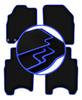 CARLUX-BLUE Car Mats For: Honda Jazz II Hatchback (2002-2007)