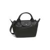 Longchamp Le Pliage Xtra 17 Button Zipper Closure Leather Dumpling Shoulder Tote Mini Women bags Black 1500987001