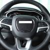 Car Center Steering Wheel Decoration Cover Trim Stickers for Dodge Challenger Charger 2015-2025 2025 Carbon Interior Accessories