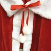 Limspace Christmas Cape Santa Costume, Santa Cosplay Costume, Santa Cape, Cloak Costume for Kids and Adults, Santa Claus Poncho Cape, Santa Outfit,