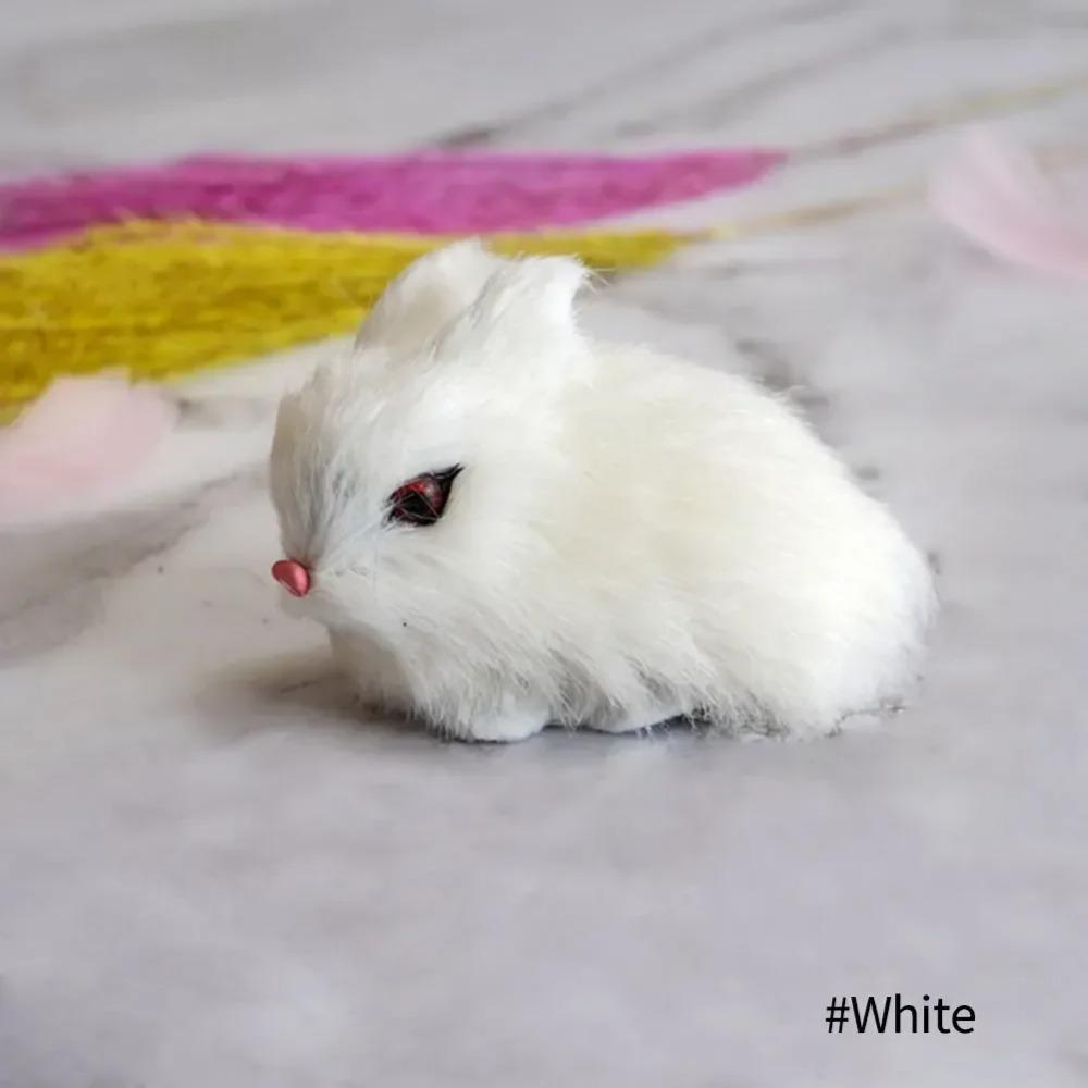 Simulazione Pulcino Coniglio Peluche Giocattolo Bambini Cognizione Pollo Modello Figurina Realistico Animale Peloso Bambola Pollo Regalo di Pasqua
