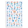 1 Sheet Holographic Jellyfish Dolphin Nail Art Stickers 3D Mermaid Ocean Shell Nail Decals Adhesive Ocean Beach Designs Nails