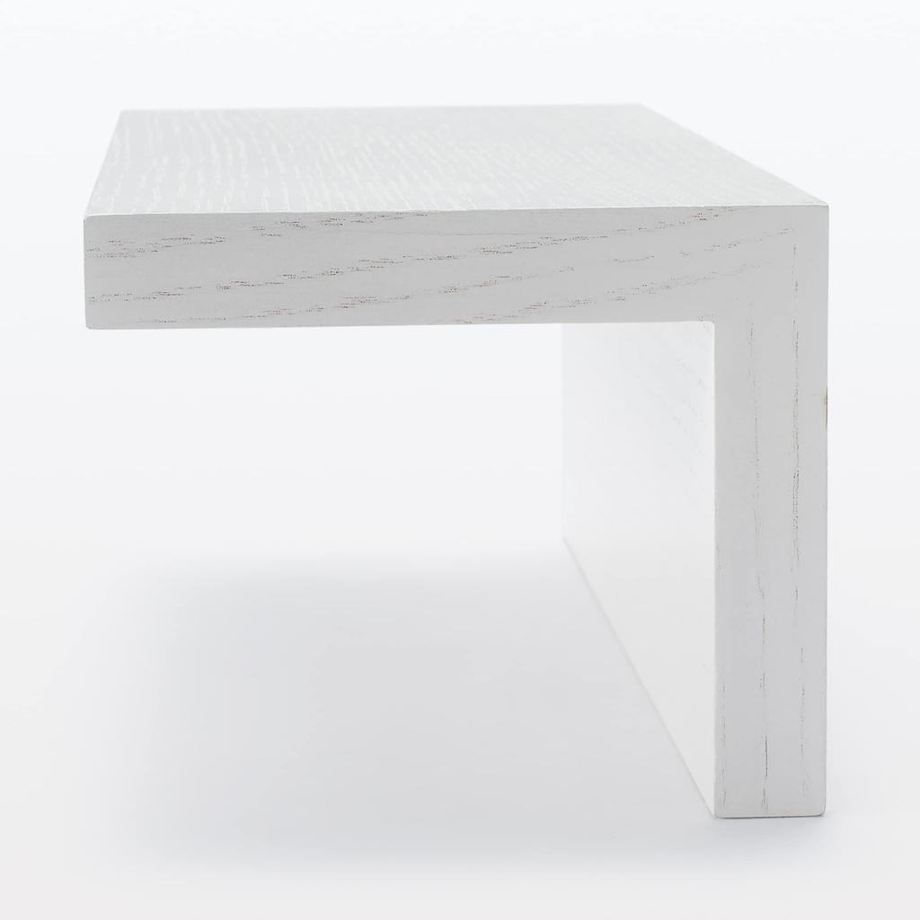 MUJI Furniture Oak Light 30cm Wide X 12cm Deep X 10cm Product 12939870 Wall-Mounted Shelf, Veneer, Gray, High, Number