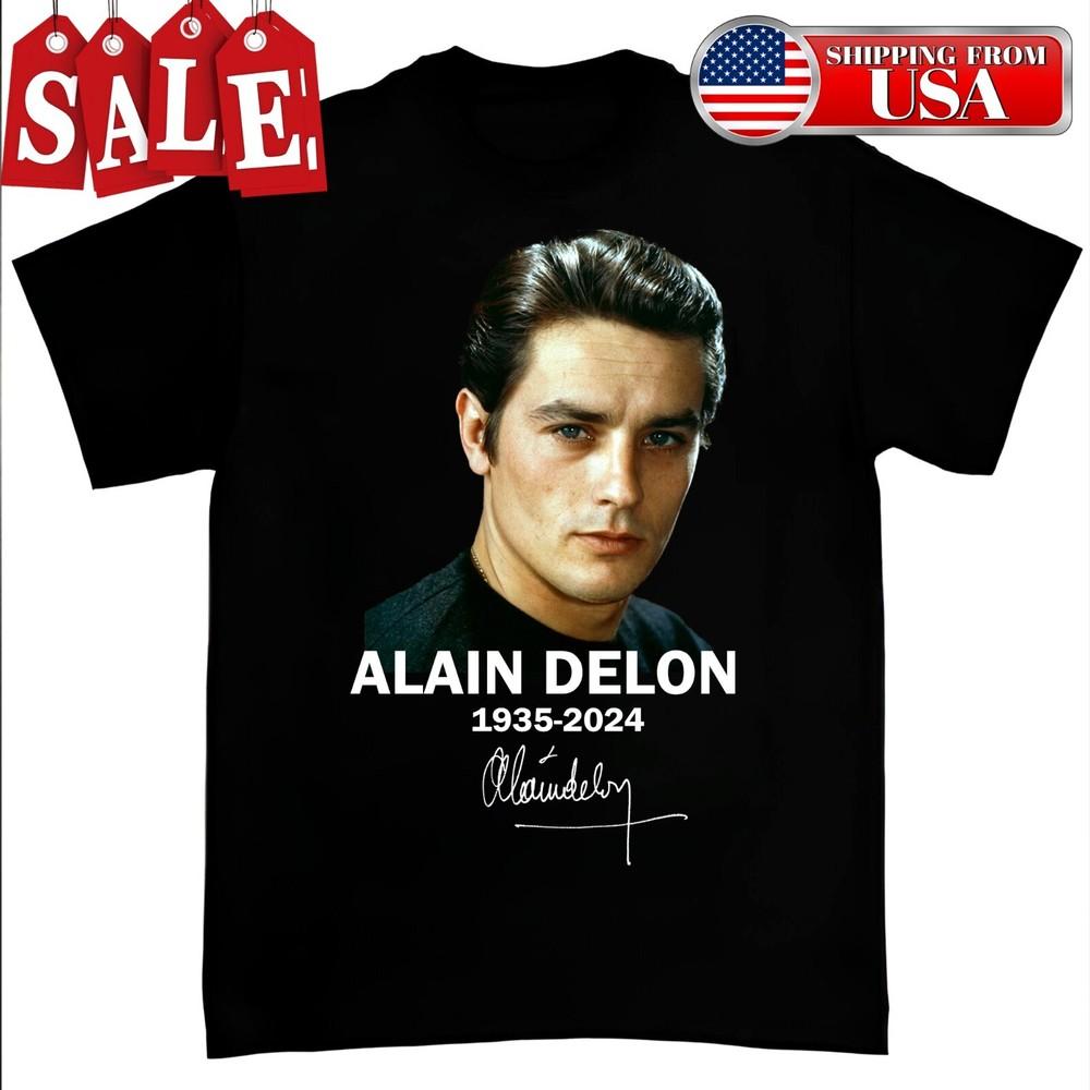 

Hot Alain Delon Cotton Unisex S5XL 7D210 Unisex T-Shirt XXXL