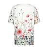 Women's Retro Printed Fashion Casual Round Neck Short Sleeve T-Shirt Top