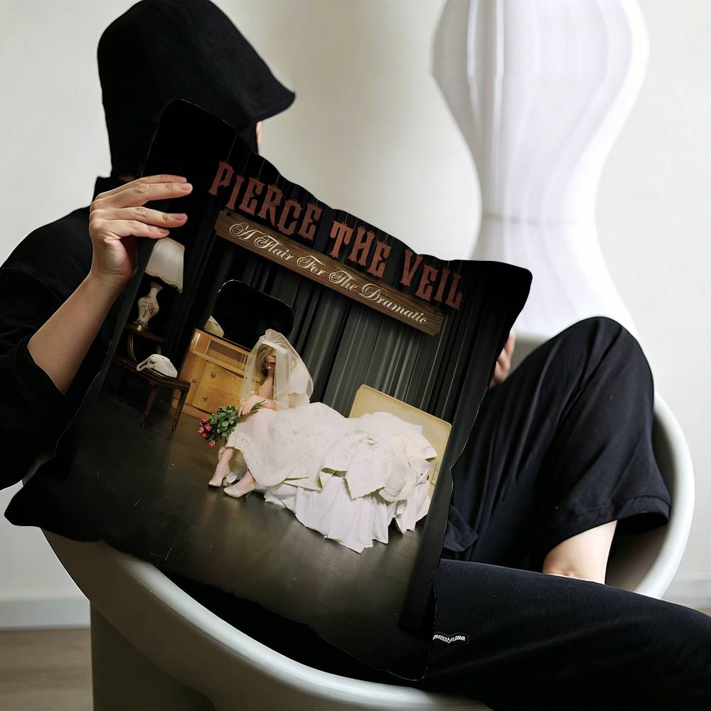 P-Pierce-The-Veil-Band Emo-Energetic Lucky Dragon pillow cover sofa cushion cover home room decoration children gift
