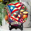 2D Flat, 1pc Round Cinco De Mayo Aluminum Hanging Sign, Colorful Mexican Fiesta Dancing Folk Flower Sombrero Design, Vibrant Metal Wall Decor