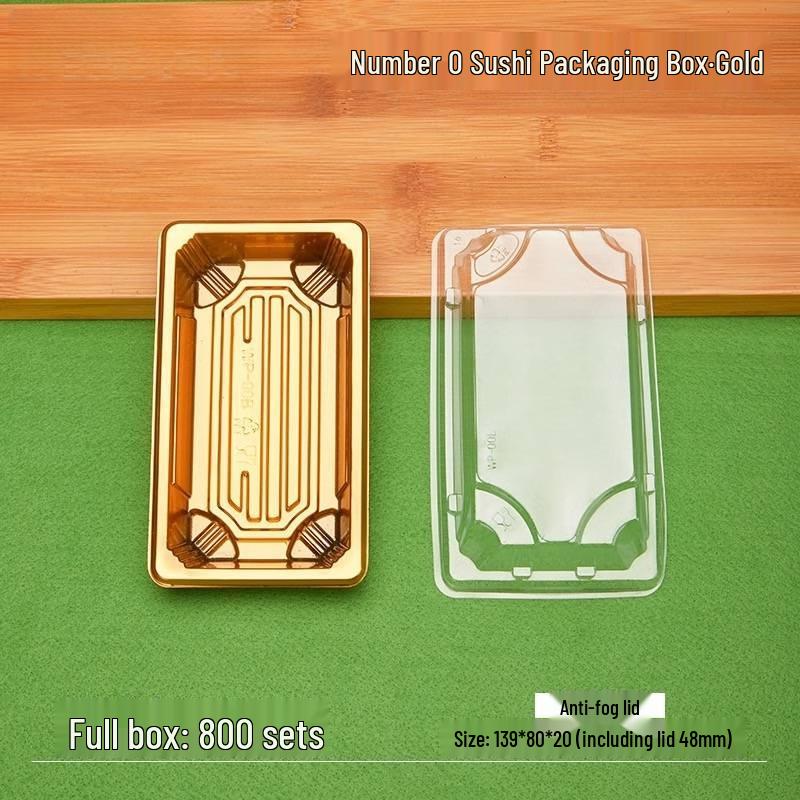 Shixun Golden Round High-Lid Anti-Fog Sashimi Box