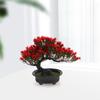 Simulation Bonsai Pine Tree Guest Welcoming Plant Artificial Tree Decoration Realistic Plastic Indoor Outdoor Home Ornament