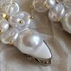 Girl Hairpin Imitation Pearls Flower Shape Hair Pin Full Luster Side Bang Hair Clip Lightweight No Pressure Hair Accessory