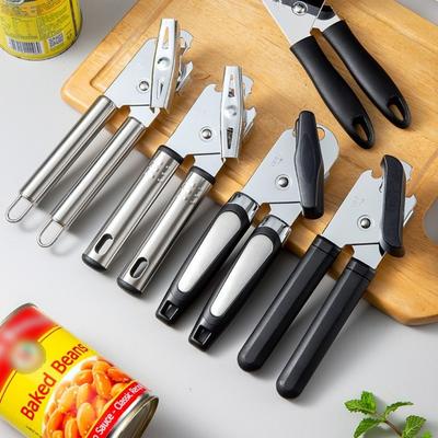 Stainless Steel Manual Can Opener Rust-Resistant Jar Opener Tool High-Quality Bottle Opener