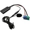 Biurlink Car Bluetooth Module AUX Adapter MIC Handsfree MINI ISO 6Pin AUX Cable for Renault Updatelist Radio