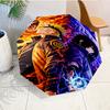Sa-kura Adventure Automatic Folding Umbrella - 8-Rib Travel Umbrella with Auto Open/Close & Portable, Gift for Christmas, Birthdays