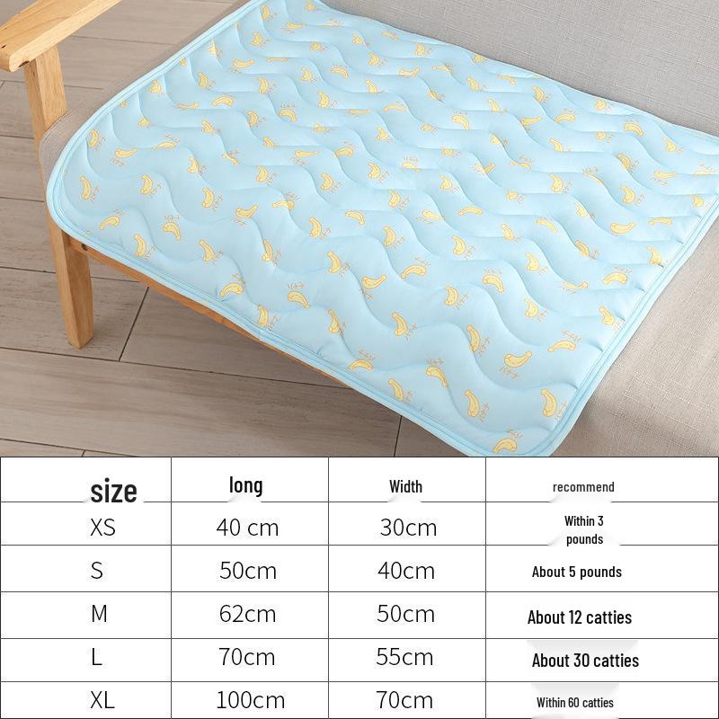 Ice Silk Cooling Dog & Cat Mat - Bed for Medium & Small Pets
