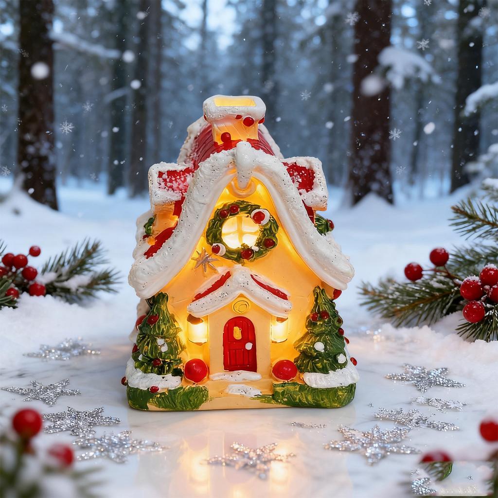 Christmas Snowhouse Desktop Decoration, Holiday Gifts For Friends