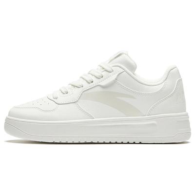 Relaxed Wear Resistant And Lightweight Low Top Skateboard Shoes Women's White Sneakers 922418001Q-2