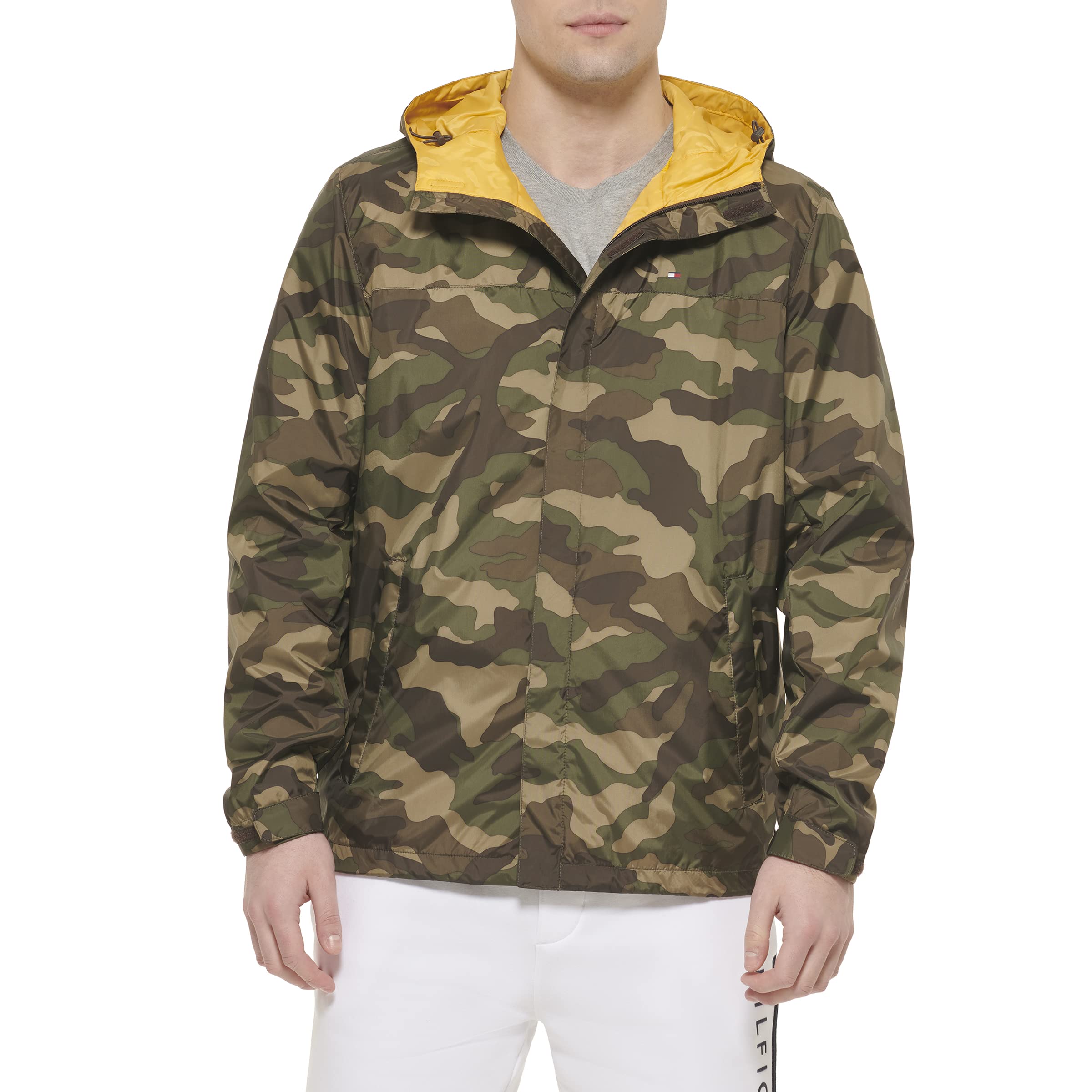 

HOODY JACKET Full Zip Jacket Rain Jacket Skateboard Mountain Parka 156AP010 CFG [Tommy Hilfiger] Men s (Camouflage [Product] (S)