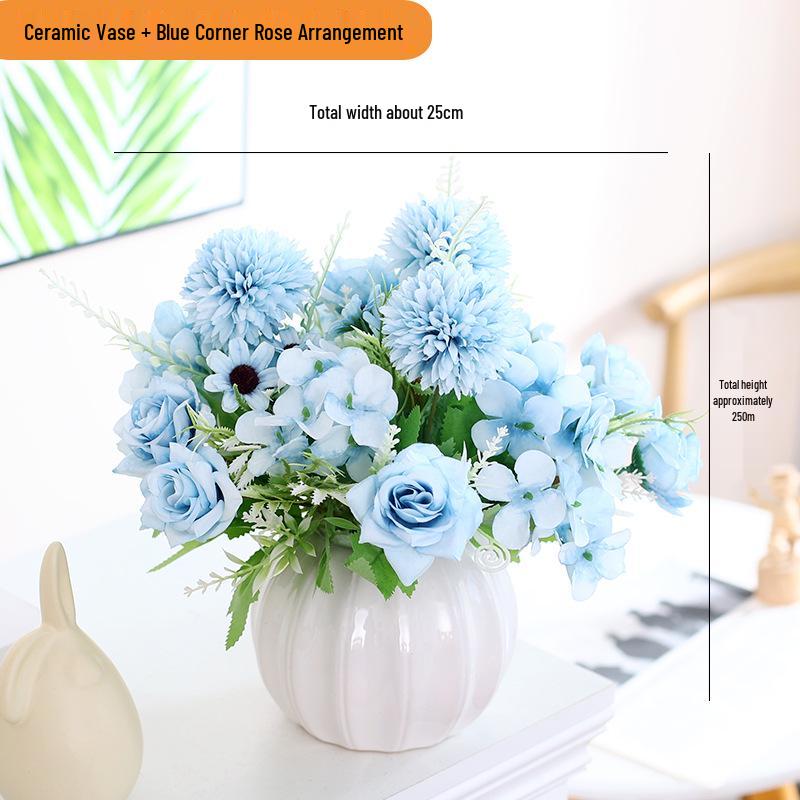 Artificial Silk Sunflower Floral Arrangement for Home Decor