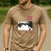 Vintage U2 War Tour Graphic T Shirt Unisex Cotton Short Sleeve Rock Band Music Fans Casual Tee Holiday Present