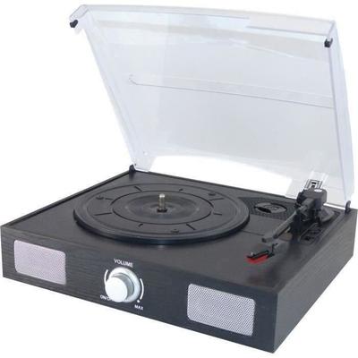 Plattenspieler INOVALLEY TD11 mit digitalem USB-Player und integrierten Lautsprechern