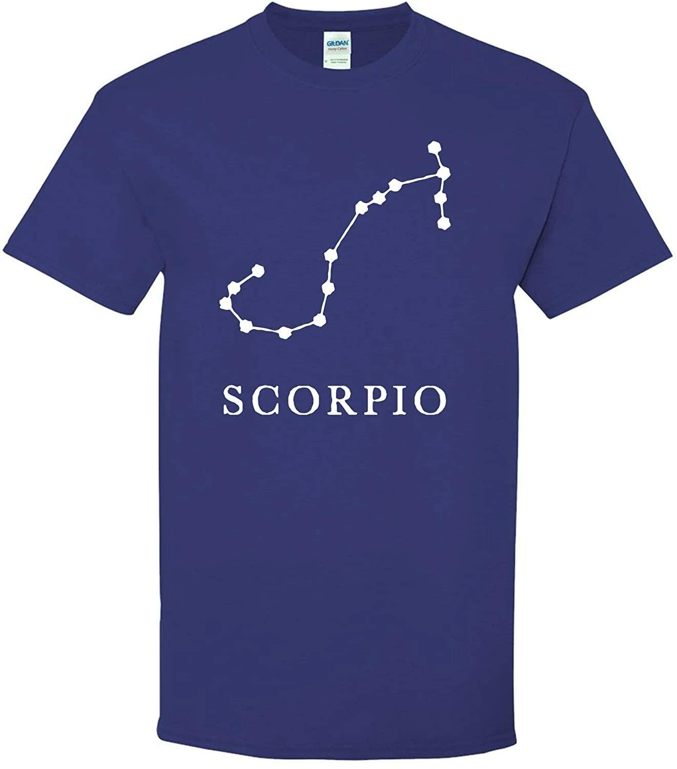 Scorpio Constellation - Star Sign Astrology Zodiac Astronomy Birthday T Shirt 4XL