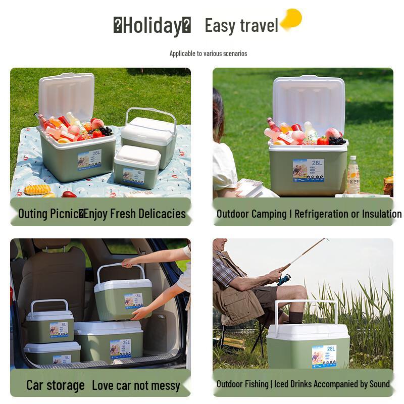 Tragbare Outdoor-Kühlbox für Picknicks & Auto
