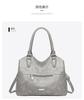 Single Shoulder Mom Girl Large Capacity Soft Leather Casual Bag Trendy Crossbody Handbag