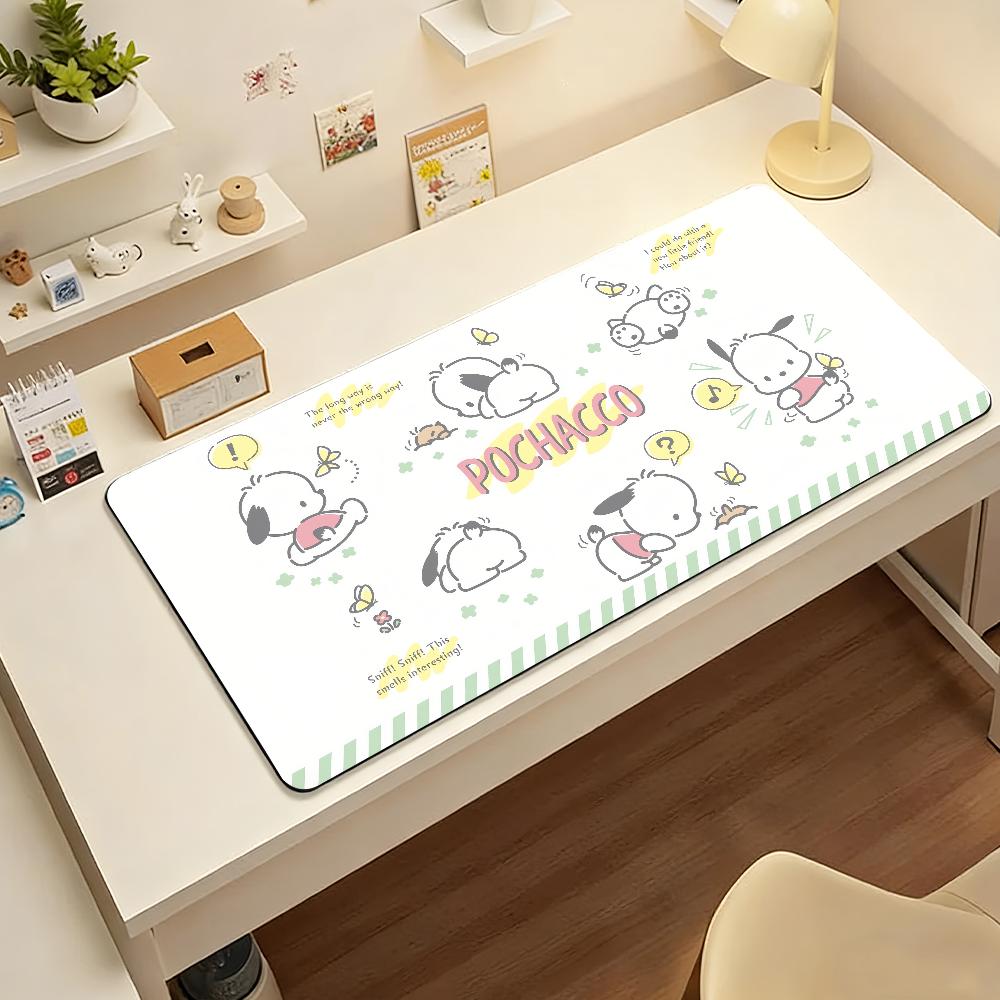 SCute Pochacco Cartoon Mouse Pad Computer Laptop Rubber Nonslip Mouse Mat Mousepad Gamers Decoracion Desk Mat