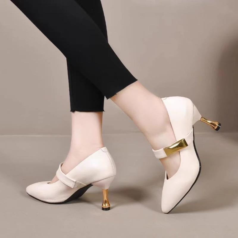 Anti-slip Shoes, High-heeled Shoes, Pointed-toe Style, New Single Shoes, Thin Heel Shoes, Women's Shoes