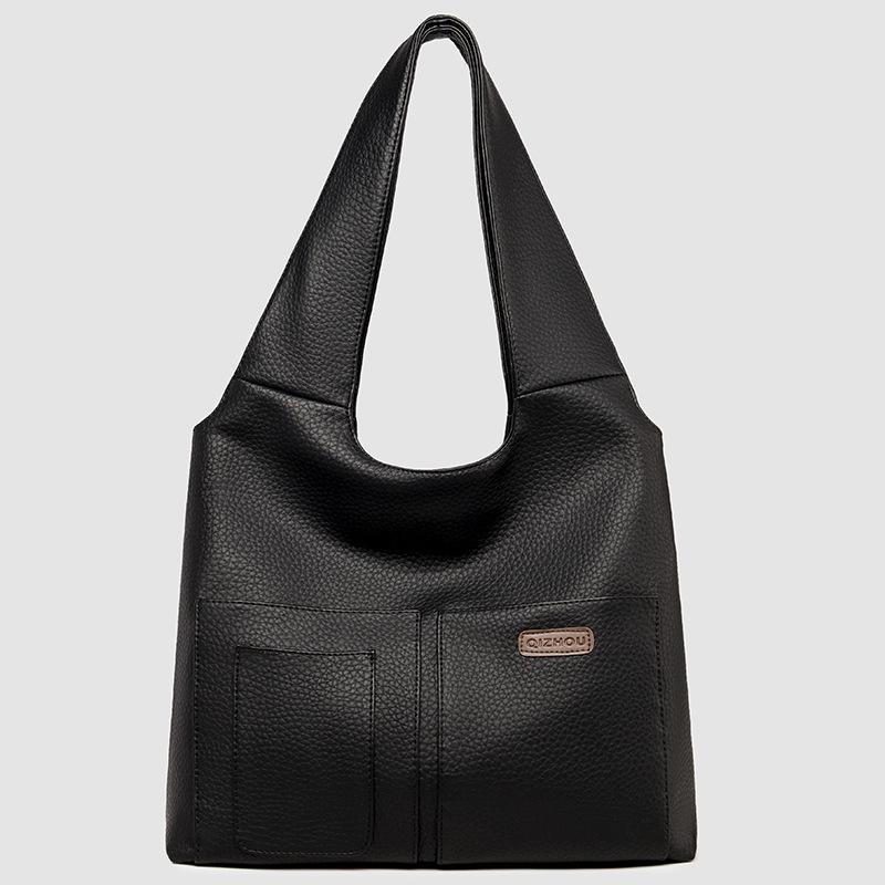 Korean Style Large Capacity Bucket Tote: Versatile Crossbody Shoulder Bag for Women - Autumn/Winter 2025