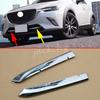 Chrome Front Bumper Grill Grille Trims Cover For Mazda CX3 2016-2024