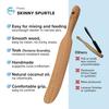 Spurtle for Sourdough Starter, Spreading, Cooking, Mixing,