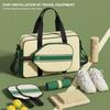 Large Capacity Pickleball Bags Detachable Waterproof Pickleball Tote Bag Dry-wet Separation Multi-functional Sports Handbag