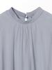 Beams Heart Sheer Tiered Dress, Women's, Greyish Blue, One Size