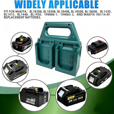 Dokovací držák nářadí Úložný stojan pro Makita/Bosch 18V Upevňovací zařízení Držák nářadí Stojan s drážkami pro uložení stroje a vrtačky