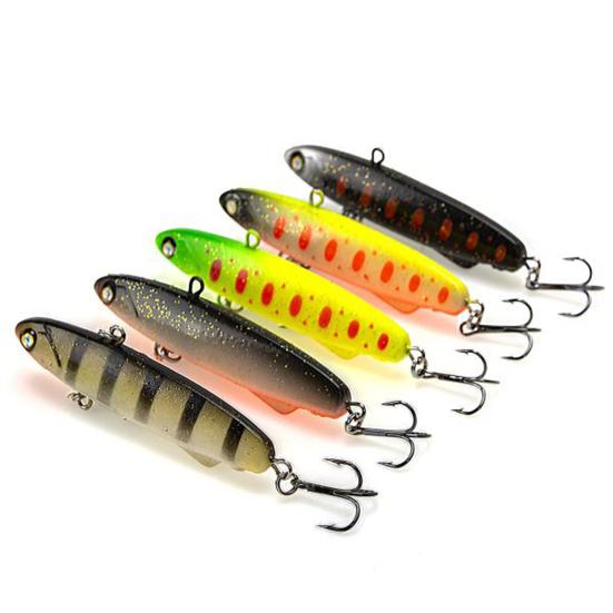 7cm/8cm rybářská návnada s trojháčkem Realisticky vypadající zářivá barva Kompaktní velikost Přenosná slaná bionická návnada Swimbait