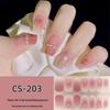 Waterproof Long-Lasting No-Bake 3D Gel Nail Stickers - Removable & Wearable Full-Cover Nail Polish Patches for Women