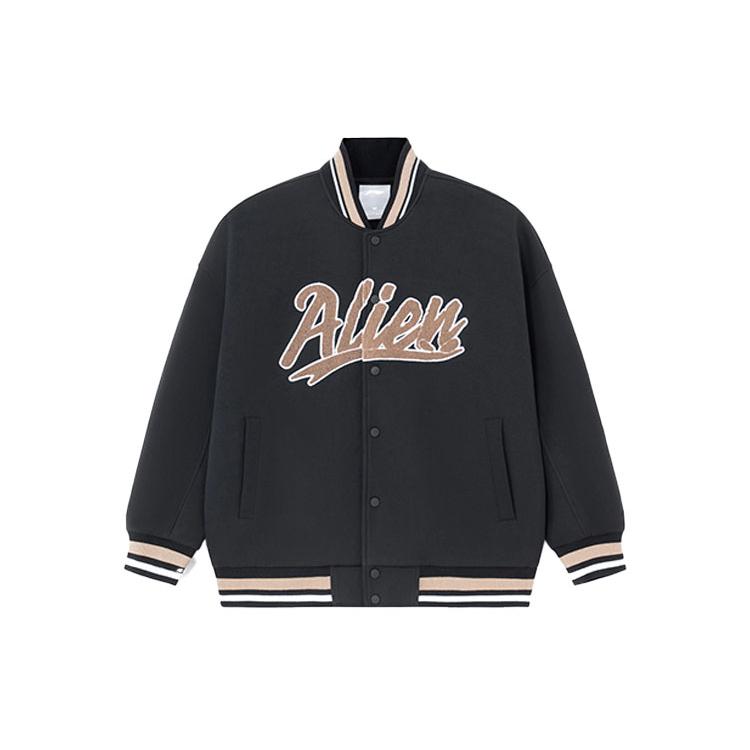 Li Ning CF Tracing Baseball Jacket Unisex Black AWDRG96-2 XL