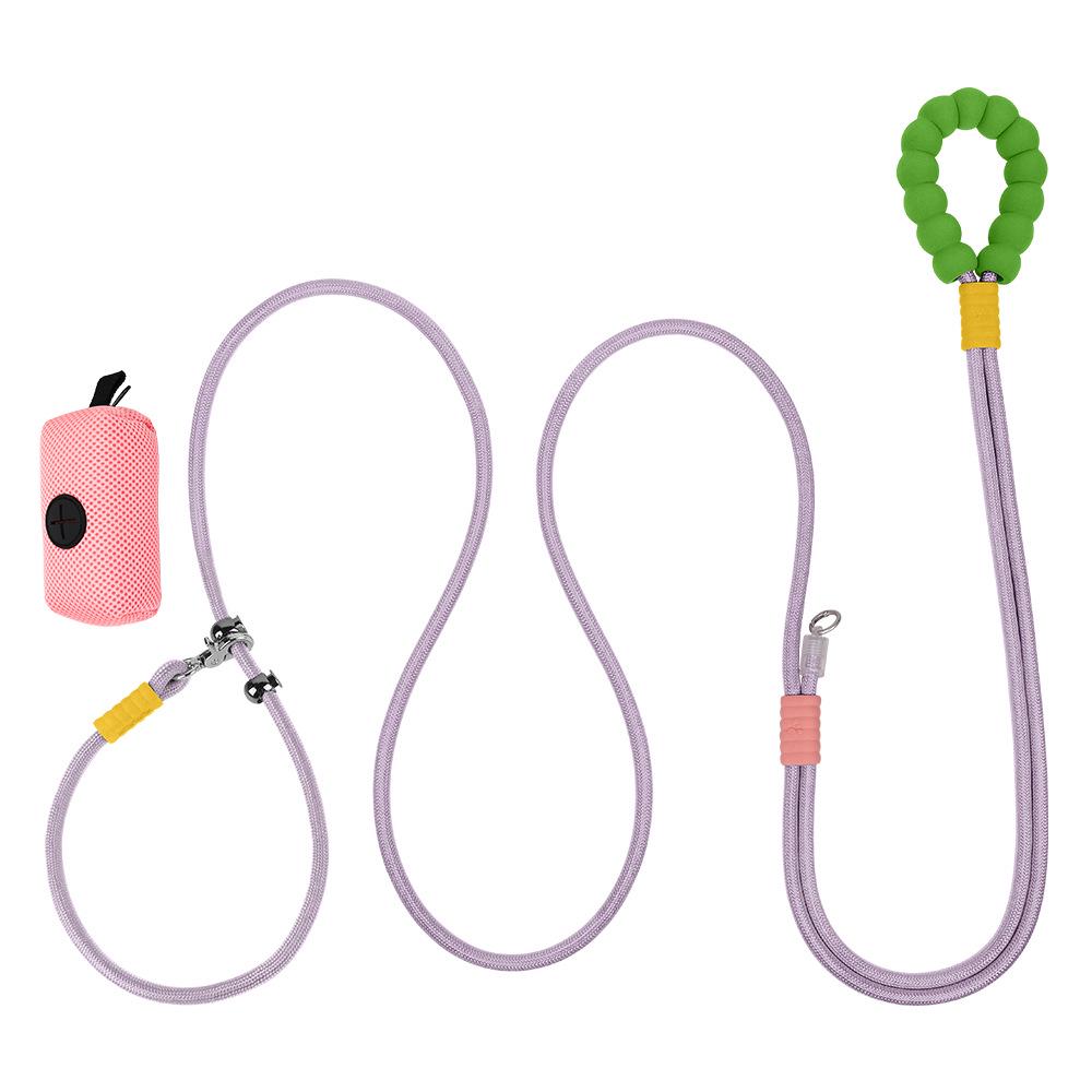 Professional Dog Training & Competition Cross-Body Leash - Explosion-Proof, Adjustable Waist-Belt Design