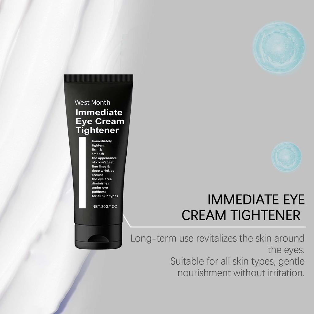 West&Month Firming Eye Cream Hydrating & Moisturizing Firms the Eye Area Reduces Fine Lines Massage Treatment For Eye Area Use 30g