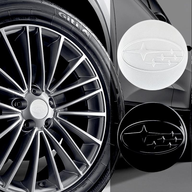 4pcs 60mm Car Wheel Center Hub Cap Badge Emblem Wheel Auto Accessories For SUBARU WRX STI Forester Impreza Legacy Outback BRZ XV ryi3