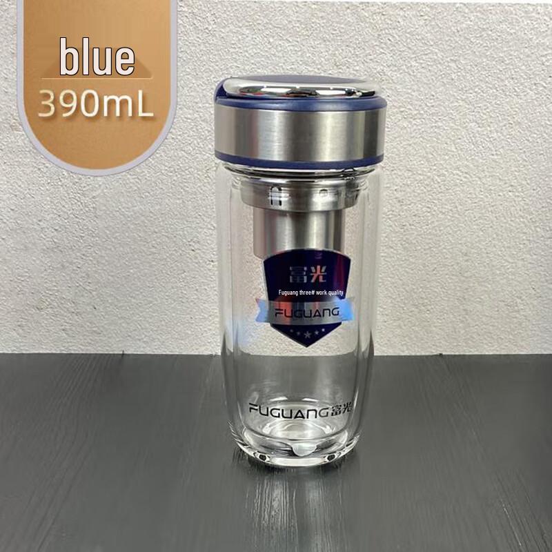 FUGUANG Mingyu Portable Irregular Glass Water Bottle