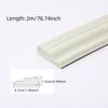 1PC 2m/78.74inch Self Adhesive Wall Trim Line Skirting Border Wall Edge Strip Sticker Waterproof Baseboard Wallpaper