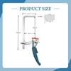And Ratchet Table Clamp for Sanding Cutting, Versatile, with Strong Clamping Force Guide