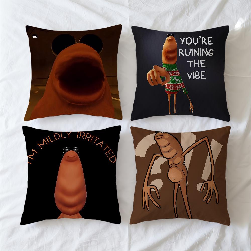 M-Marcus Cushion Cover Soft Case W-Worm The For Sofa Living Room Home Comfortable Office Decor Protective Pillow Covers