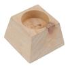 Candle Holder Trapezoid Wood Retro Table Decoration Ornament for Christmas Day Wedding