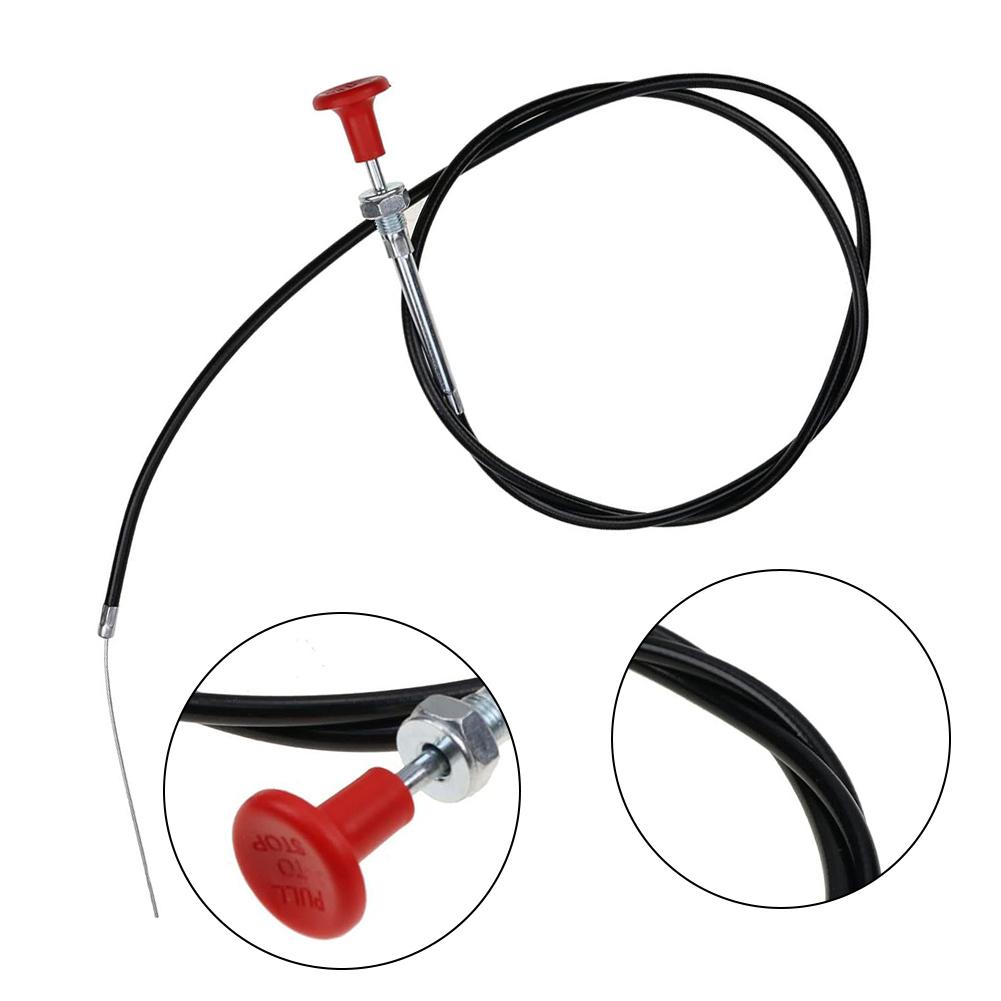 Kraftstoff-Abschaltkabel E5NN9C331EA Passend für Ford Traktor Serie 2000 2600 3000 C5NN9C331H 83954545 Trimmerwerkzeuge